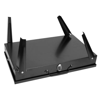 Compact Portable Camping Charcoal BBQ Grill Set
