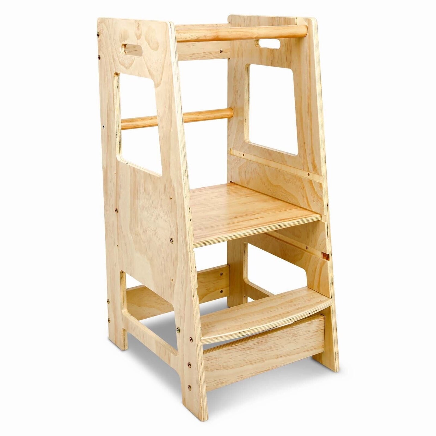 Kid's Kitchen Step Stool Helper Tower Ladder