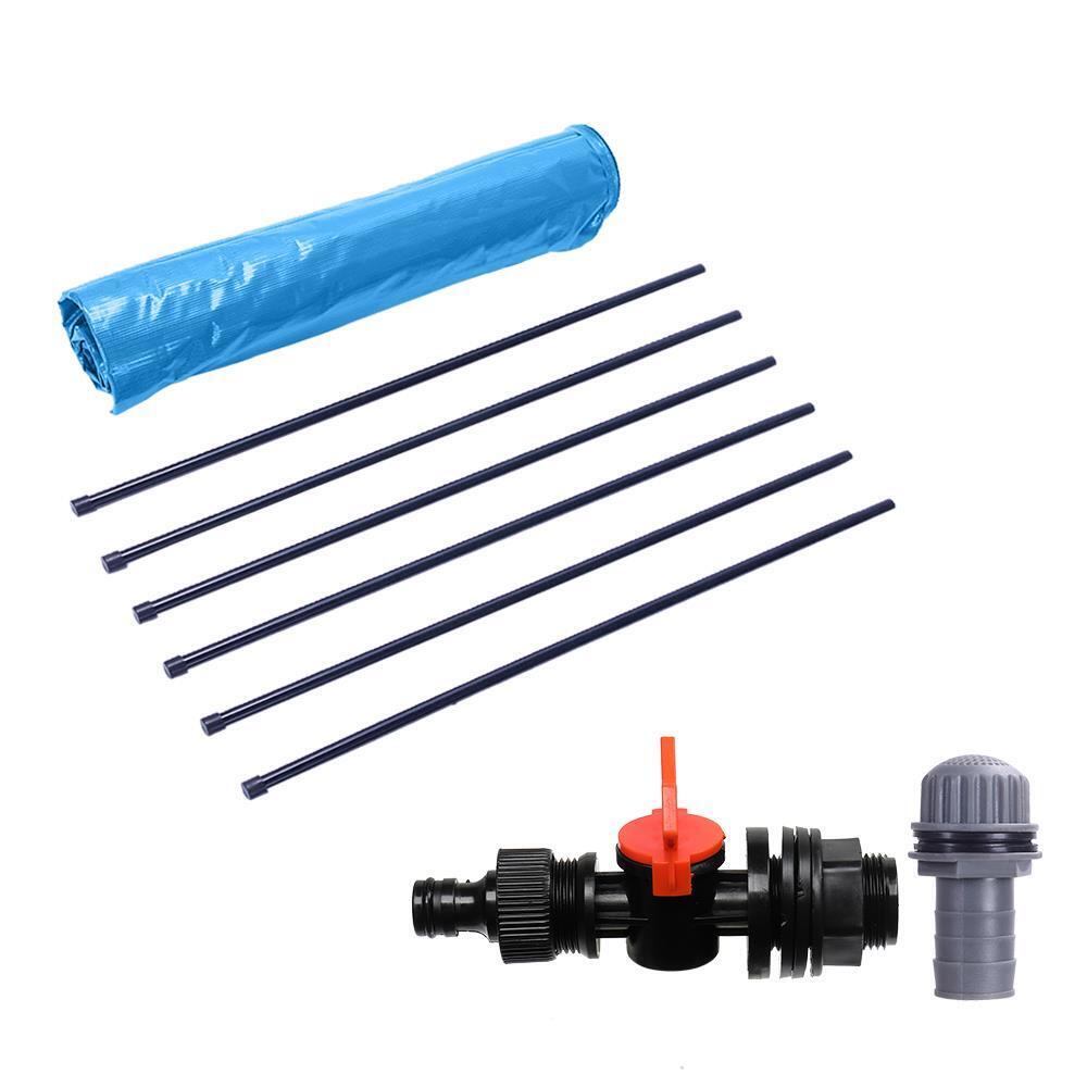 Big 50 Gallon Outdoor Rainwater Collection Barrel