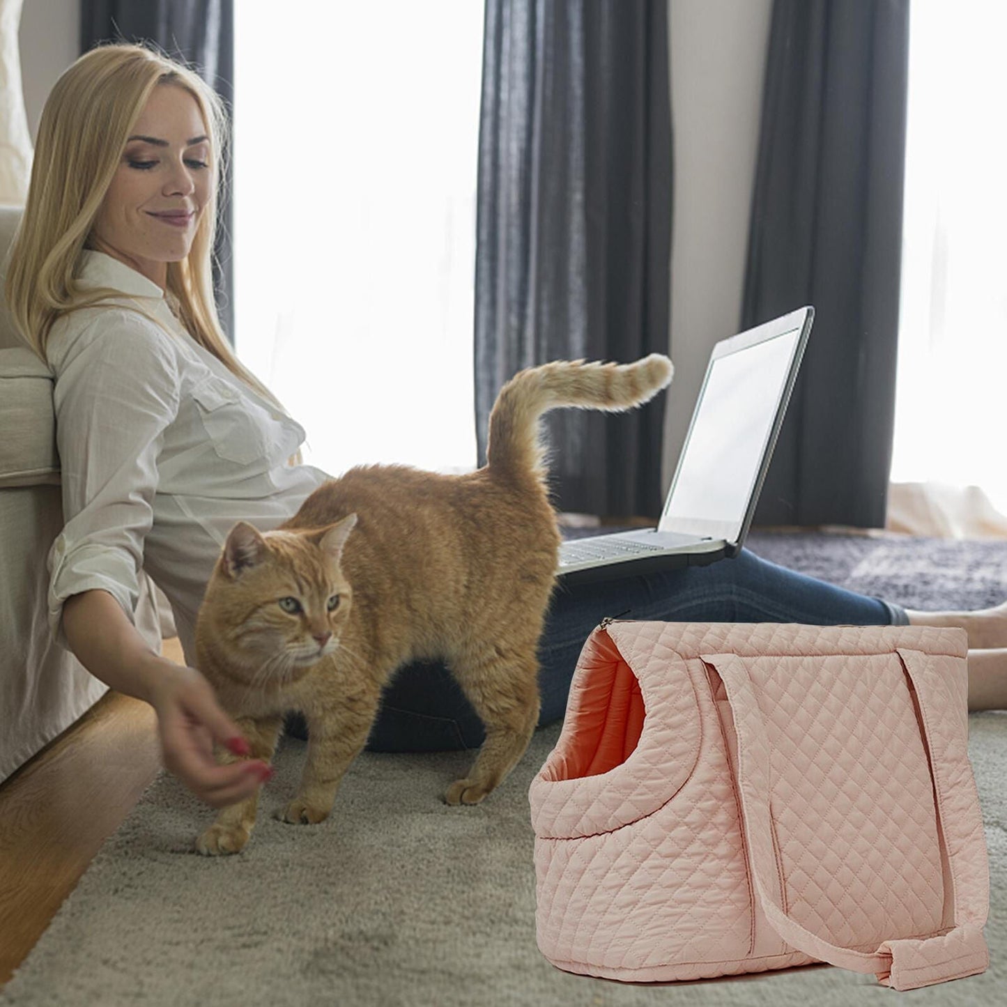 Fashionable Pet Puppy Handbag Travel Bag
