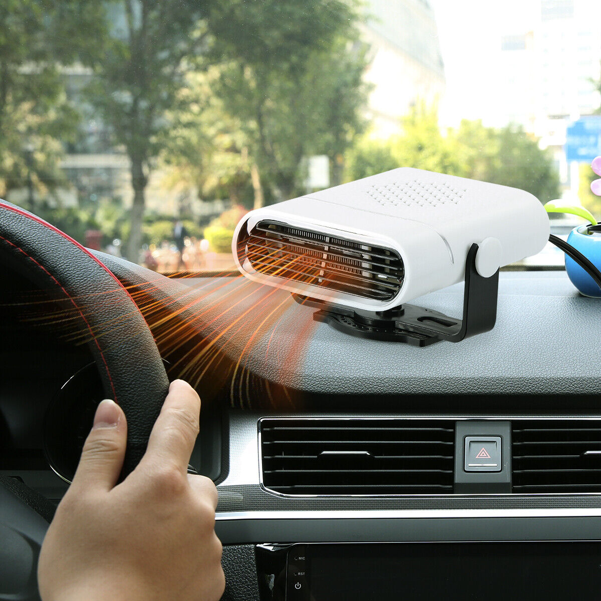 Compact 12V Car Window Defrost Heater