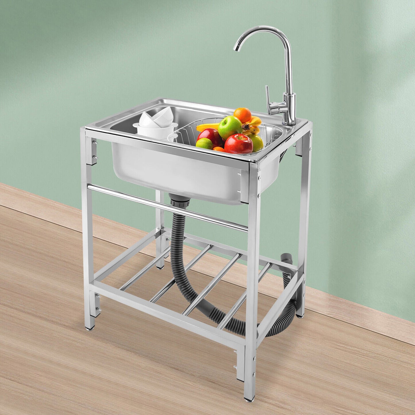 Big Capacity Stainless Utility Sink for Laundry Room - Pexav