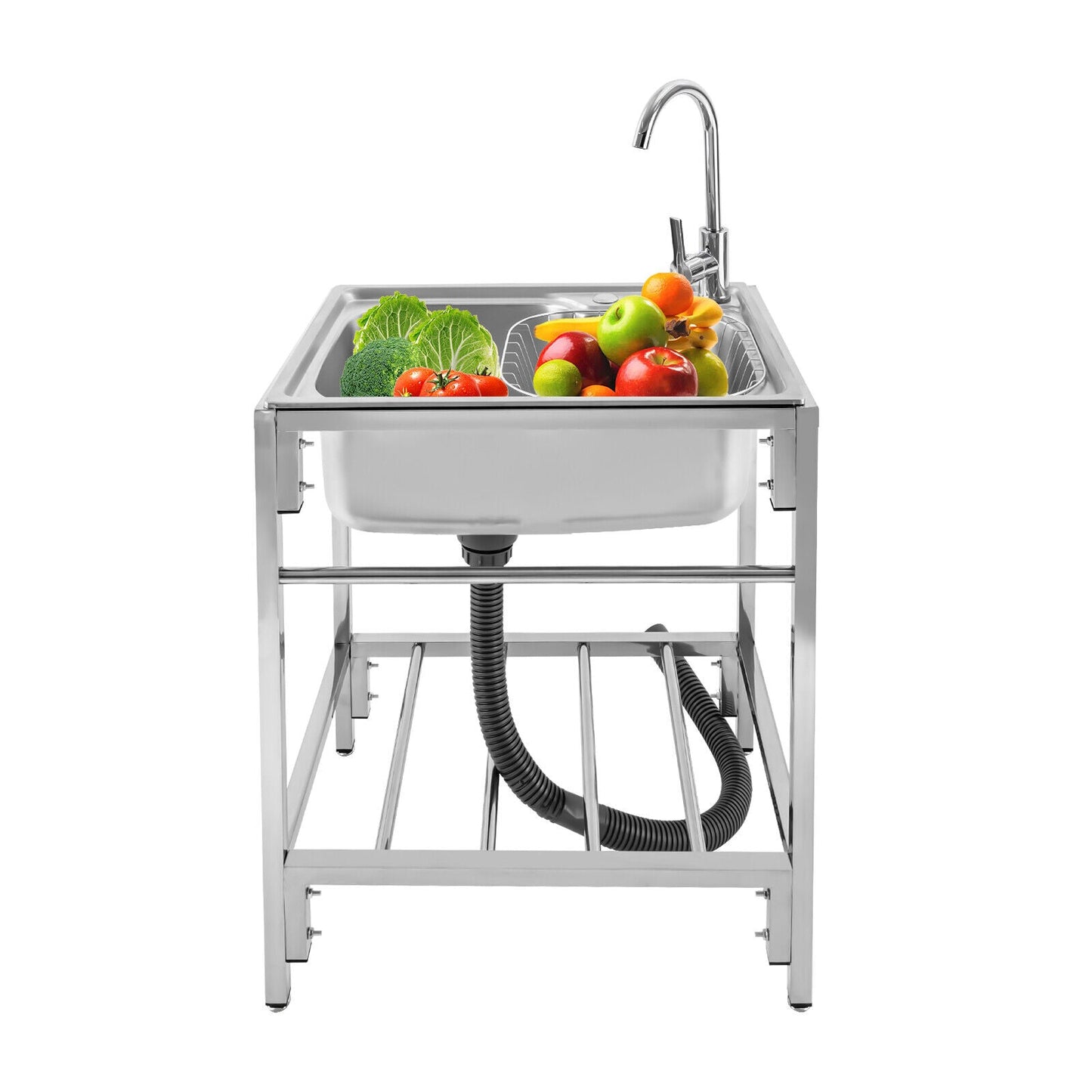 Big Capacity Stainless Utility Sink for Laundry Room
