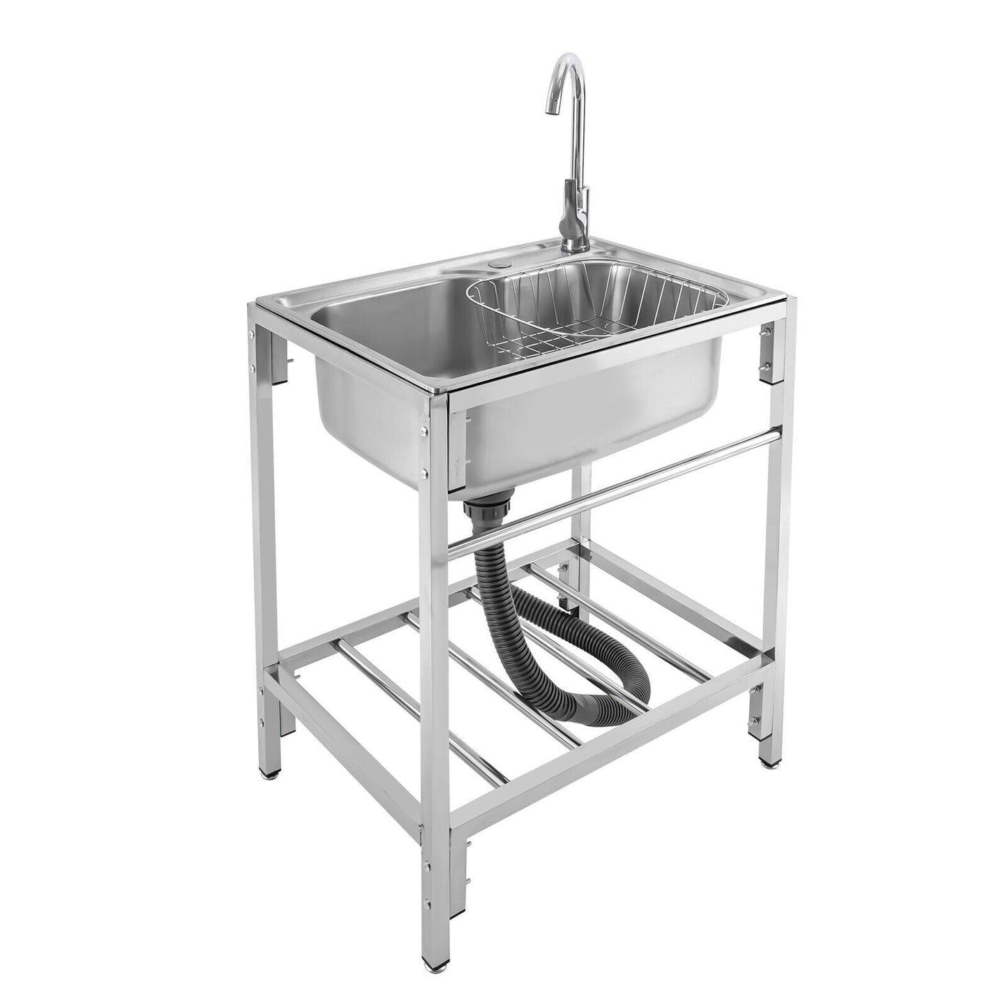 Big Capacity Stainless Utility Sink for Laundry Room
