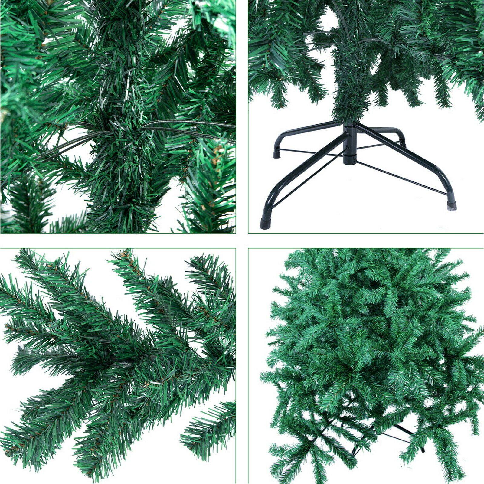 6ft Waterproof Green 700 Pines Artificial Christmas Xmas Tree With 300 LED Warm White Lights - Until Times Up
