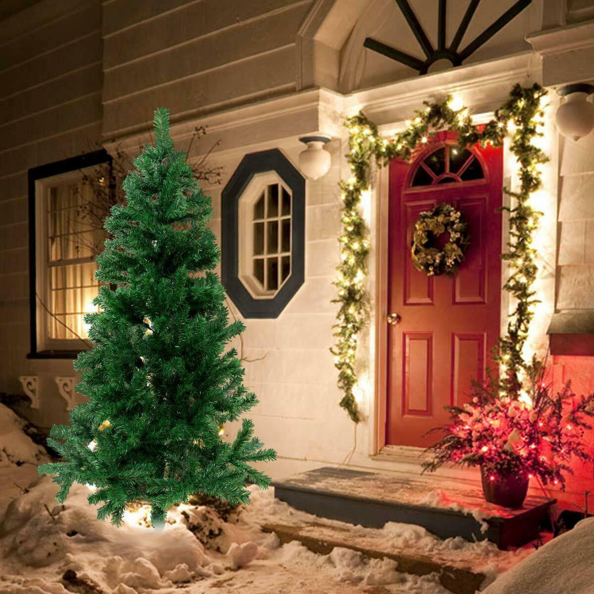 6ft Waterproof Green 700 Pines Artificial Christmas Xmas Tree With 300 LED Warm White Lights - Until Times Up