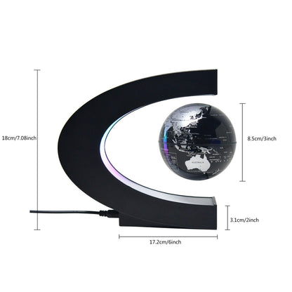 Sleek Glass Orb Table Lamp