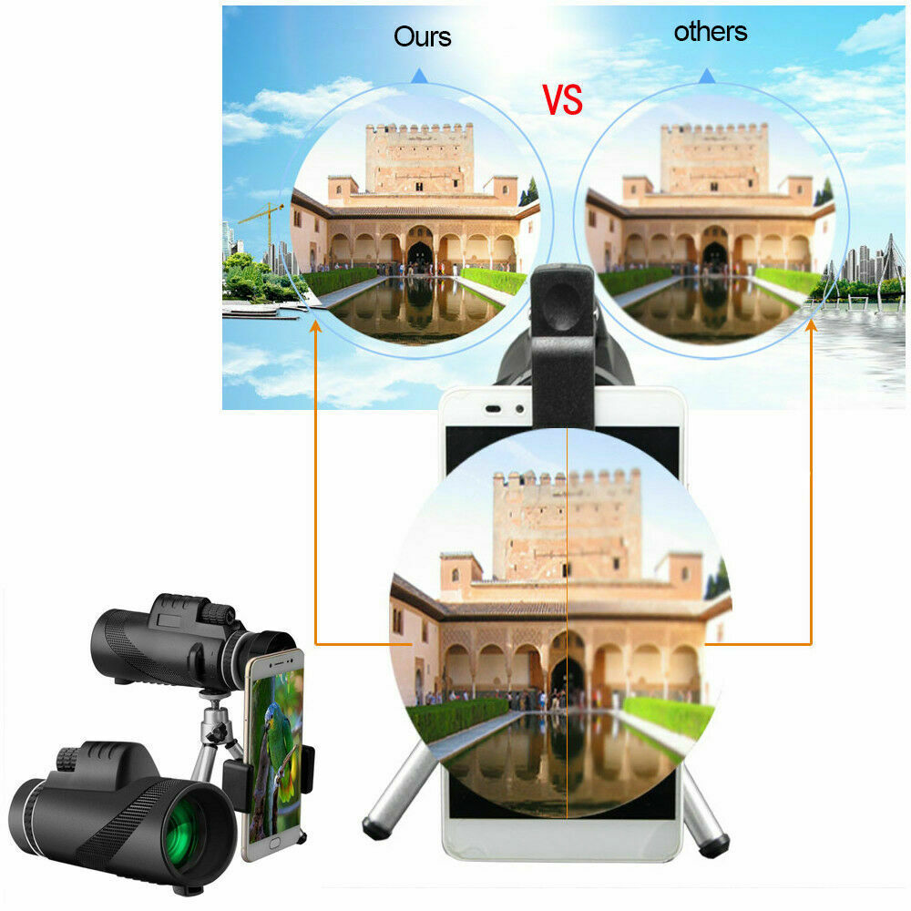 Waterproof HD Phone Monocular Telescope Camera Lens