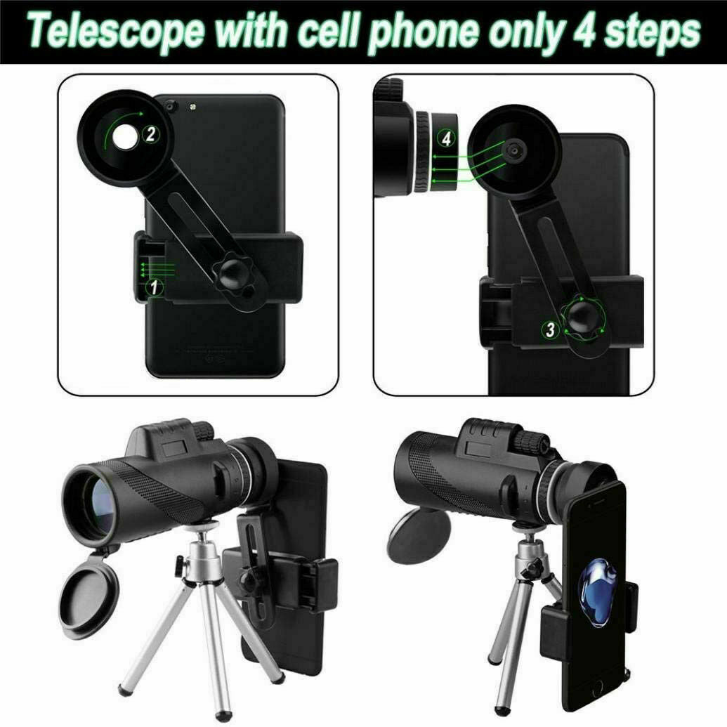 Compact HD Monocular Telescope 16X52 for Outdoor Use