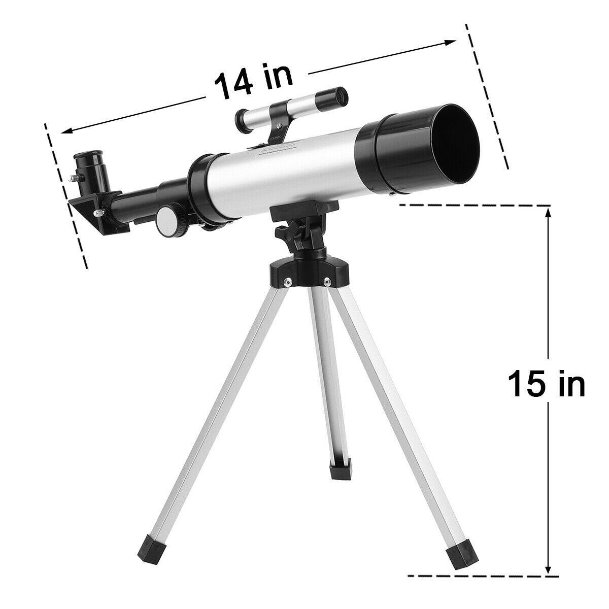 360x50mm 90x Zoom Astronomical Telescope + Tripod - Until Times Up