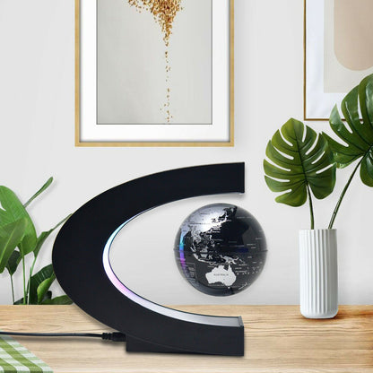 Sleek Glass Orb Table Lamp - Pexav