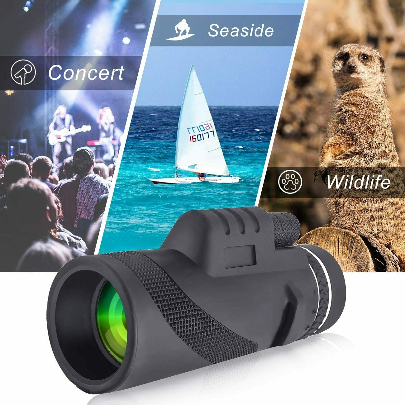 Compact HD Monocular Telescope 16X52 for Outdoor Use