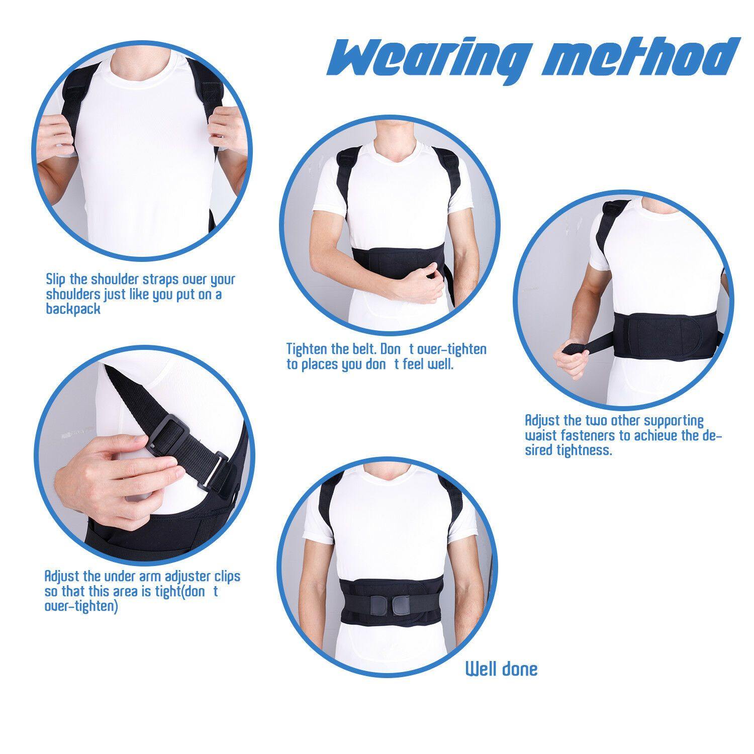 #1 Adjustable Posture Corrector Belt For Men and Women - Until Times Up