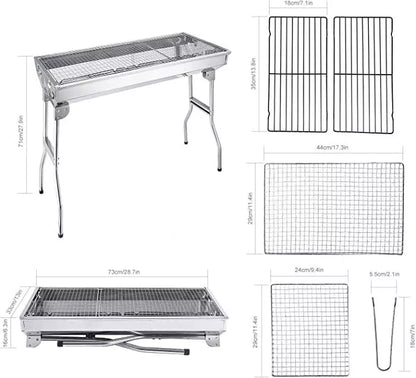 Compact Collapsible Outdoor BBQ Grill