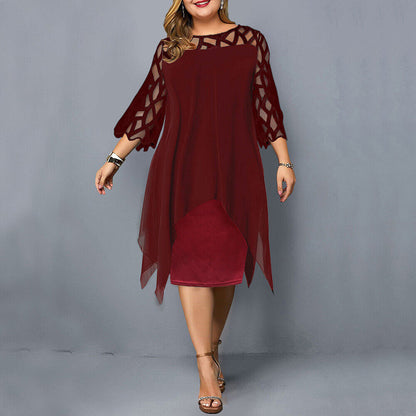 Stylish Curvy Mid Length Dress
