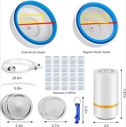 Airtight Food Storage Jar Sealer