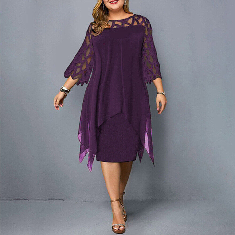Stylish Curvy Mid Length Dress