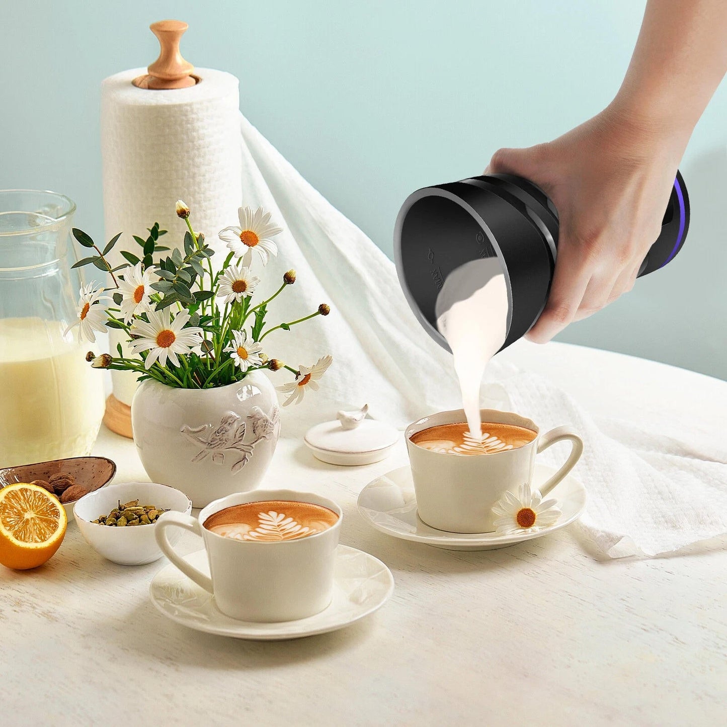 Automatic Electric Milk Frother Steamer