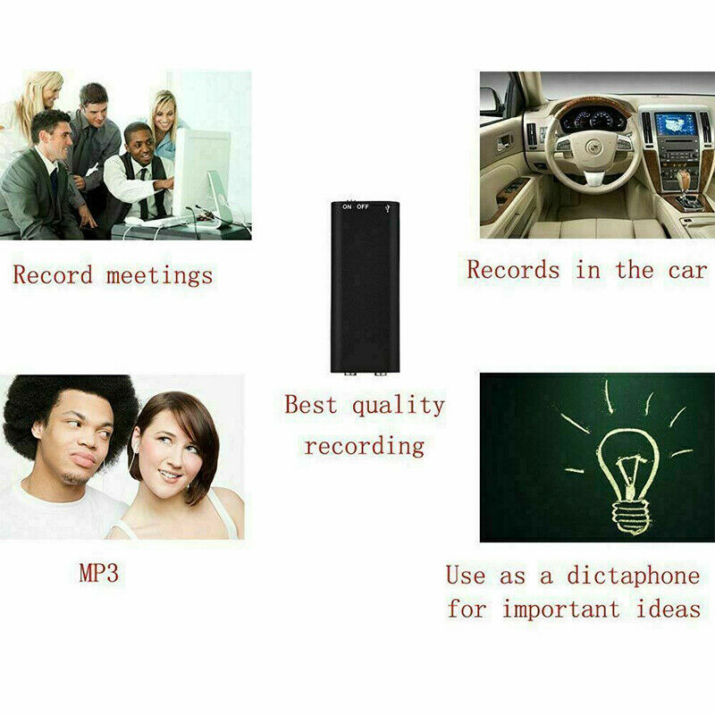 Compact Digital Voice Recorder 8GB USB