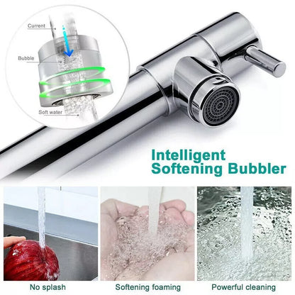 Stainless Steel One Handle Kitchen Faucet With Spray Nozzle