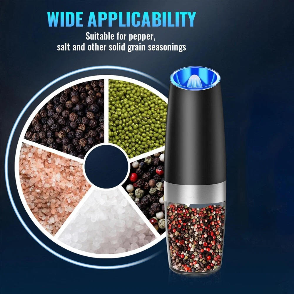 Automatic Salt Pepper Mill Set of 2