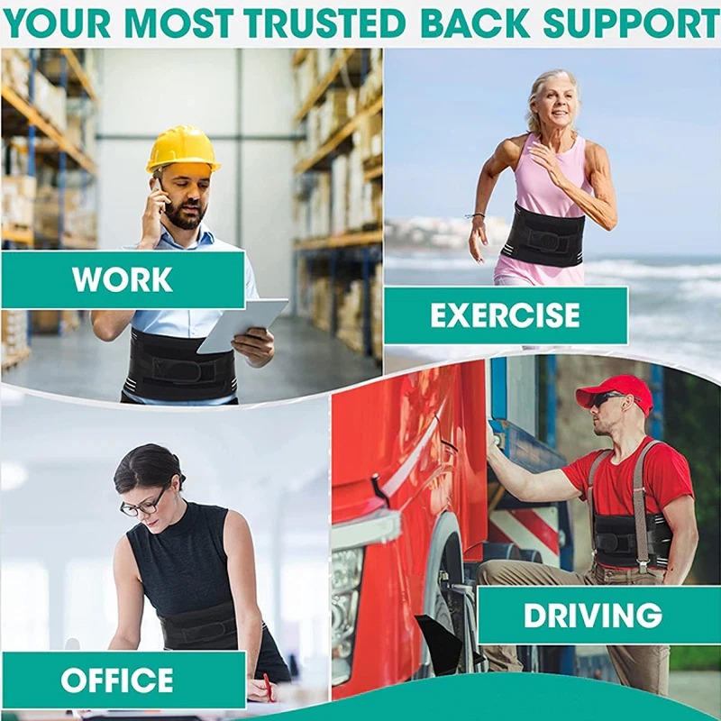 Supportive lumbar back support