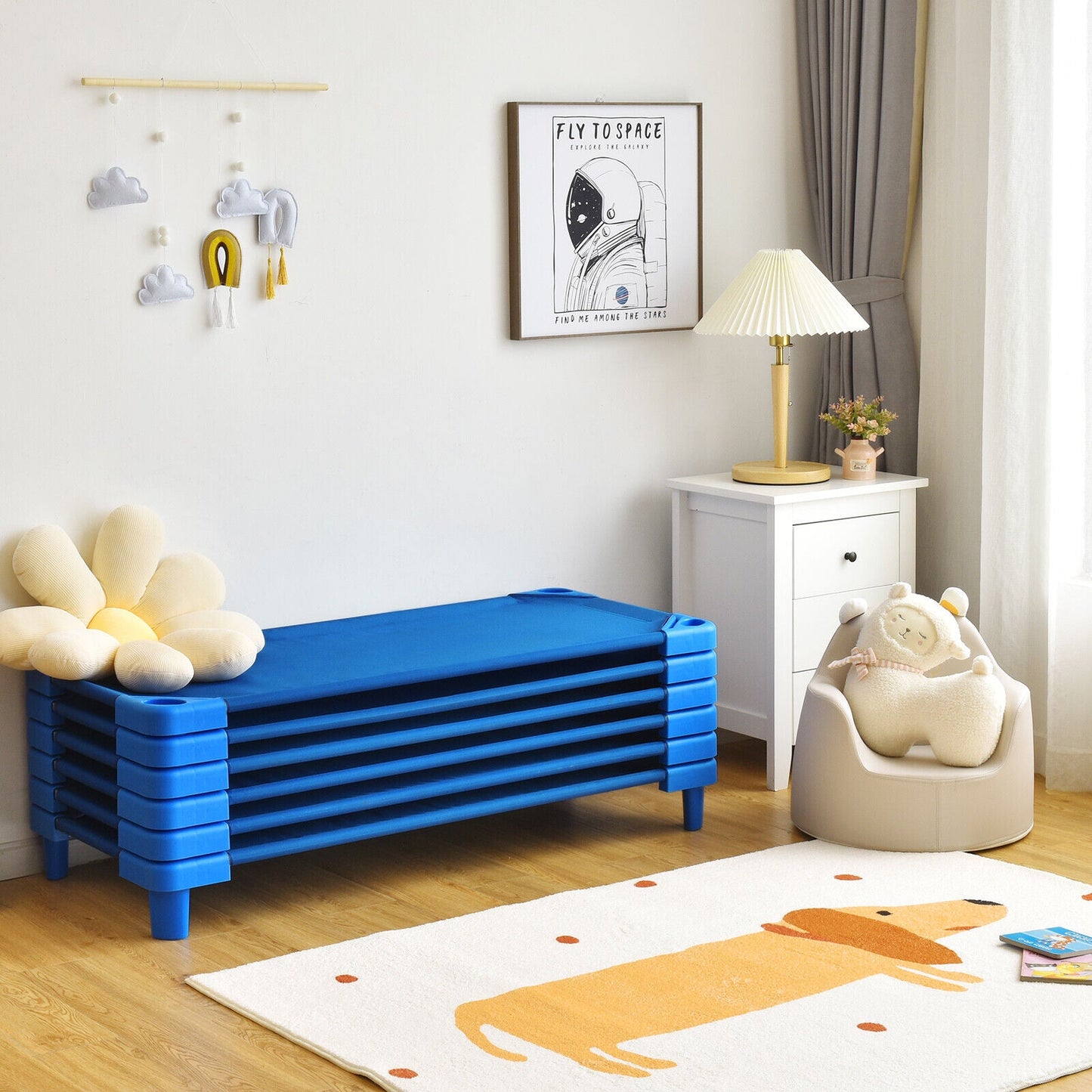 Comfortable Kids Folding Rest Bed 6 Pack