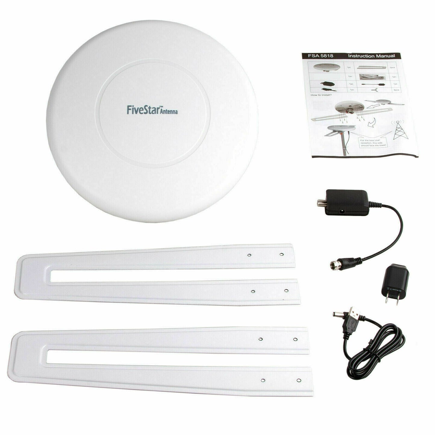 Strong Signal Outdoor HDTV Antenna for Long Range Reception