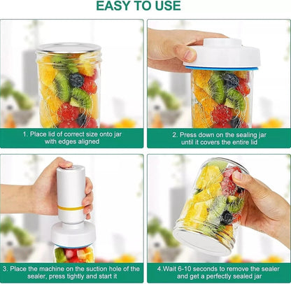 Airtight Food Storage Jar Sealer
