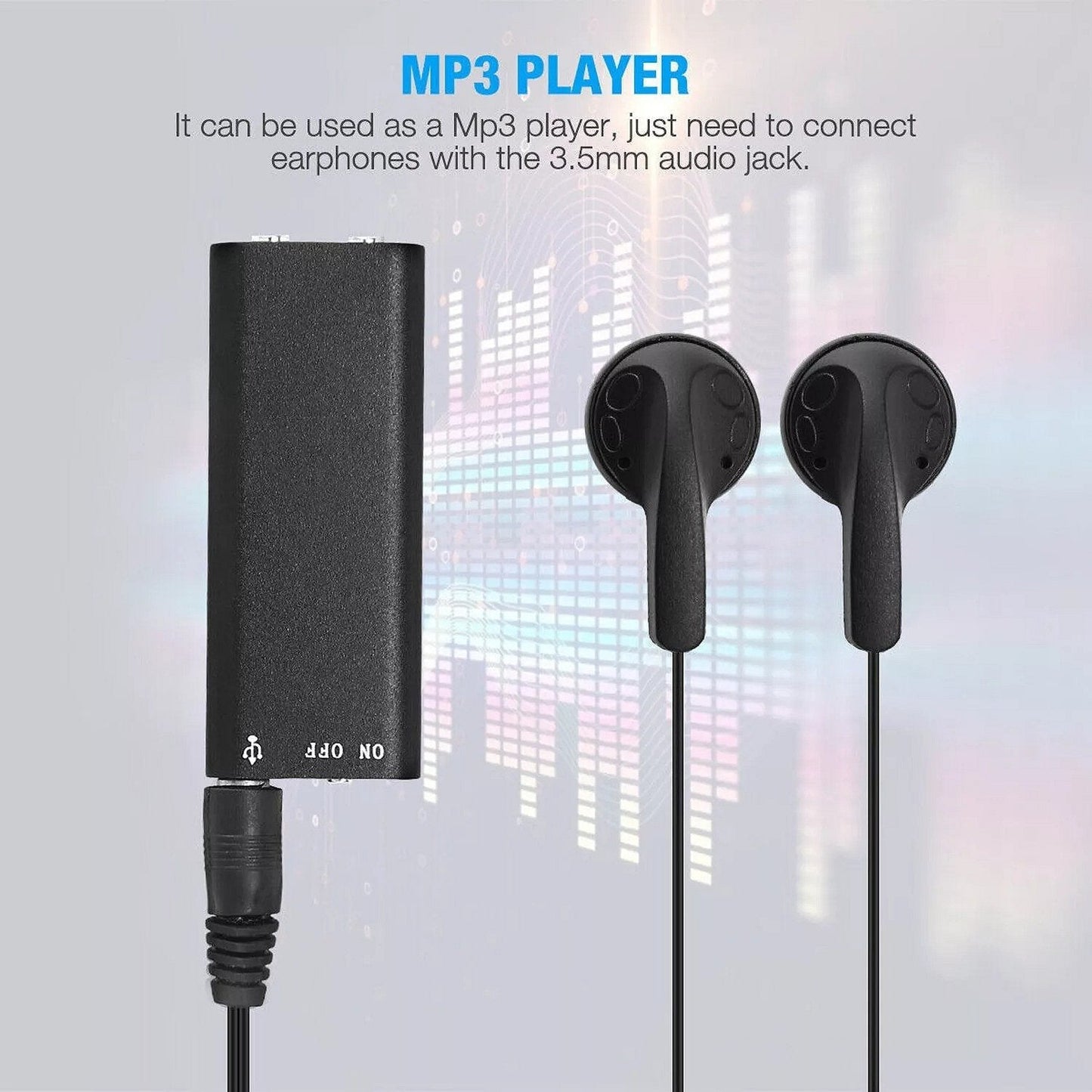 Small Spy Audio Recording Gadget