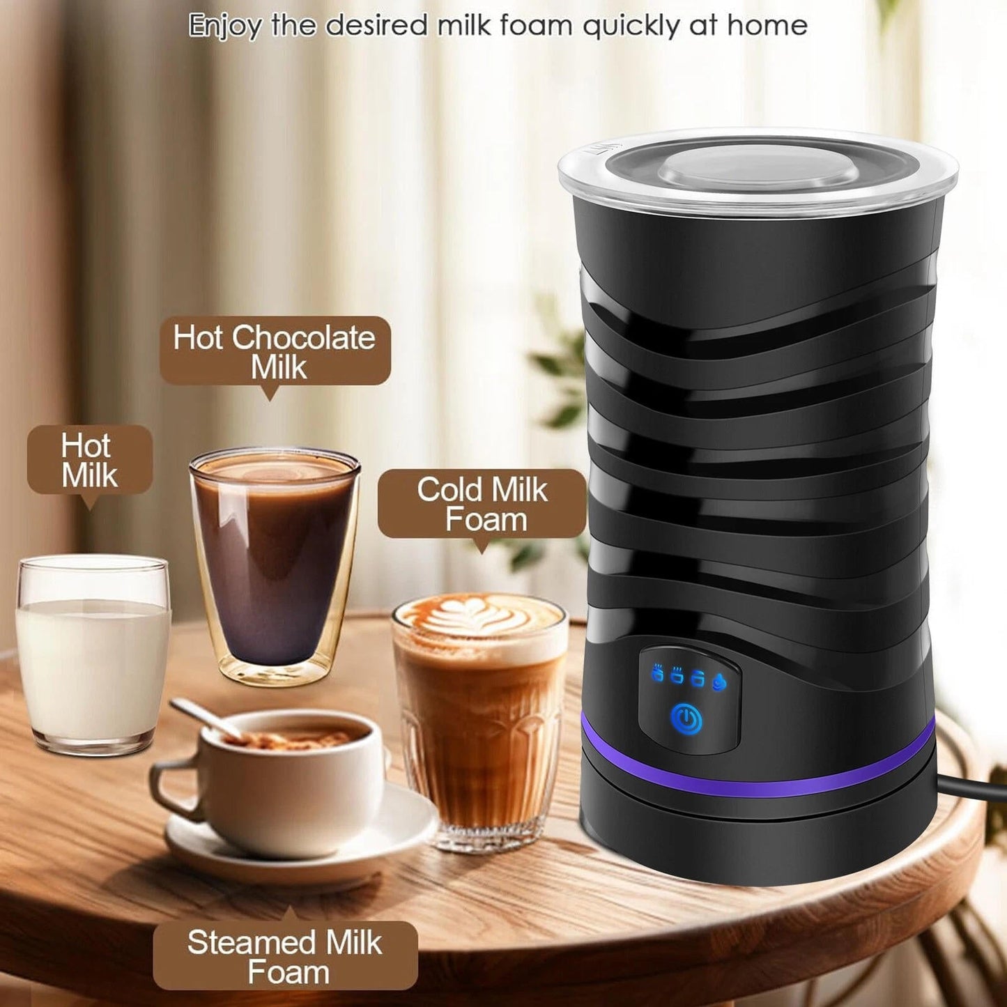 Automatic Electric Milk Frother Steamer