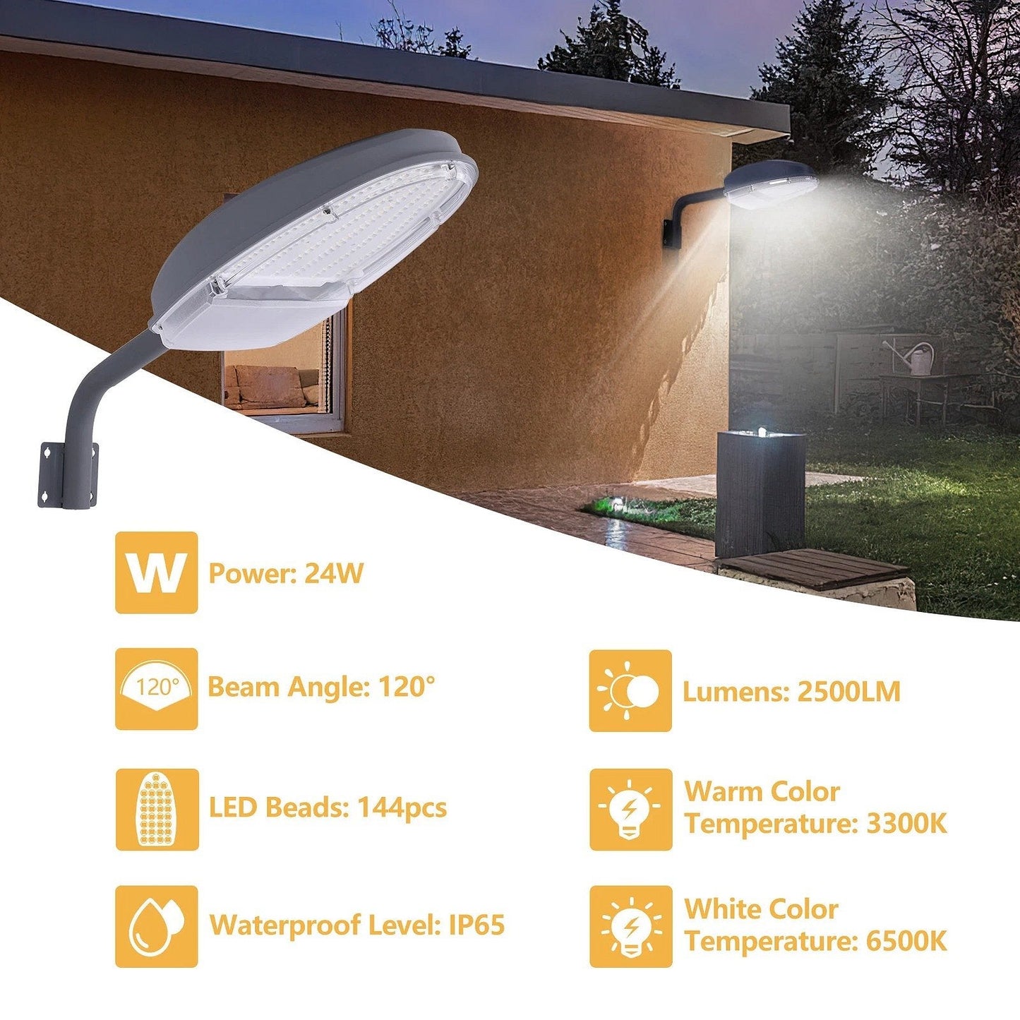 Solar Powered Garden Lamp