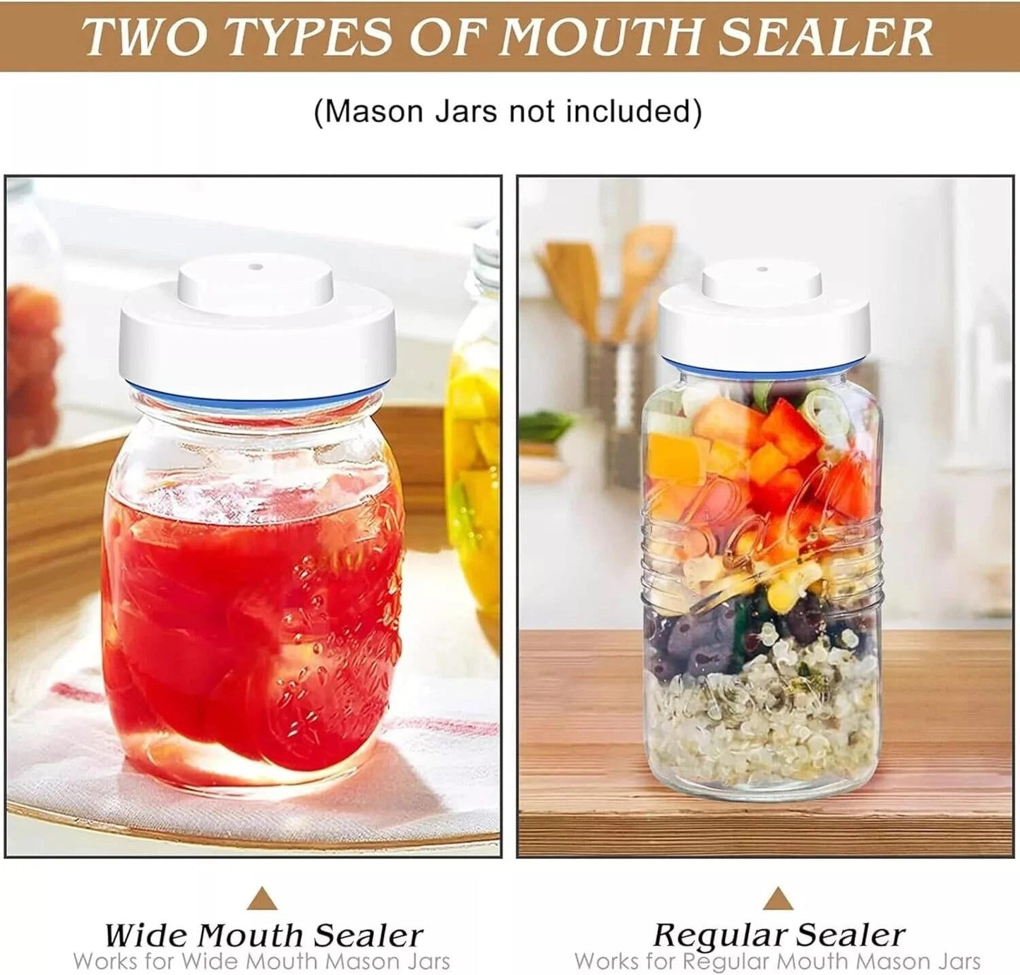 Airtight Food Storage Jar Sealer