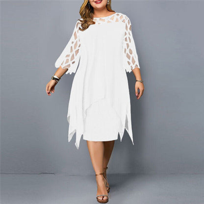 Stylish Curvy Mid Length Dress