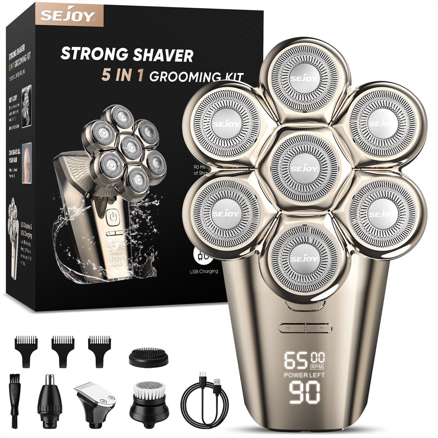 Smooth Skull Electric Razor - Pexav