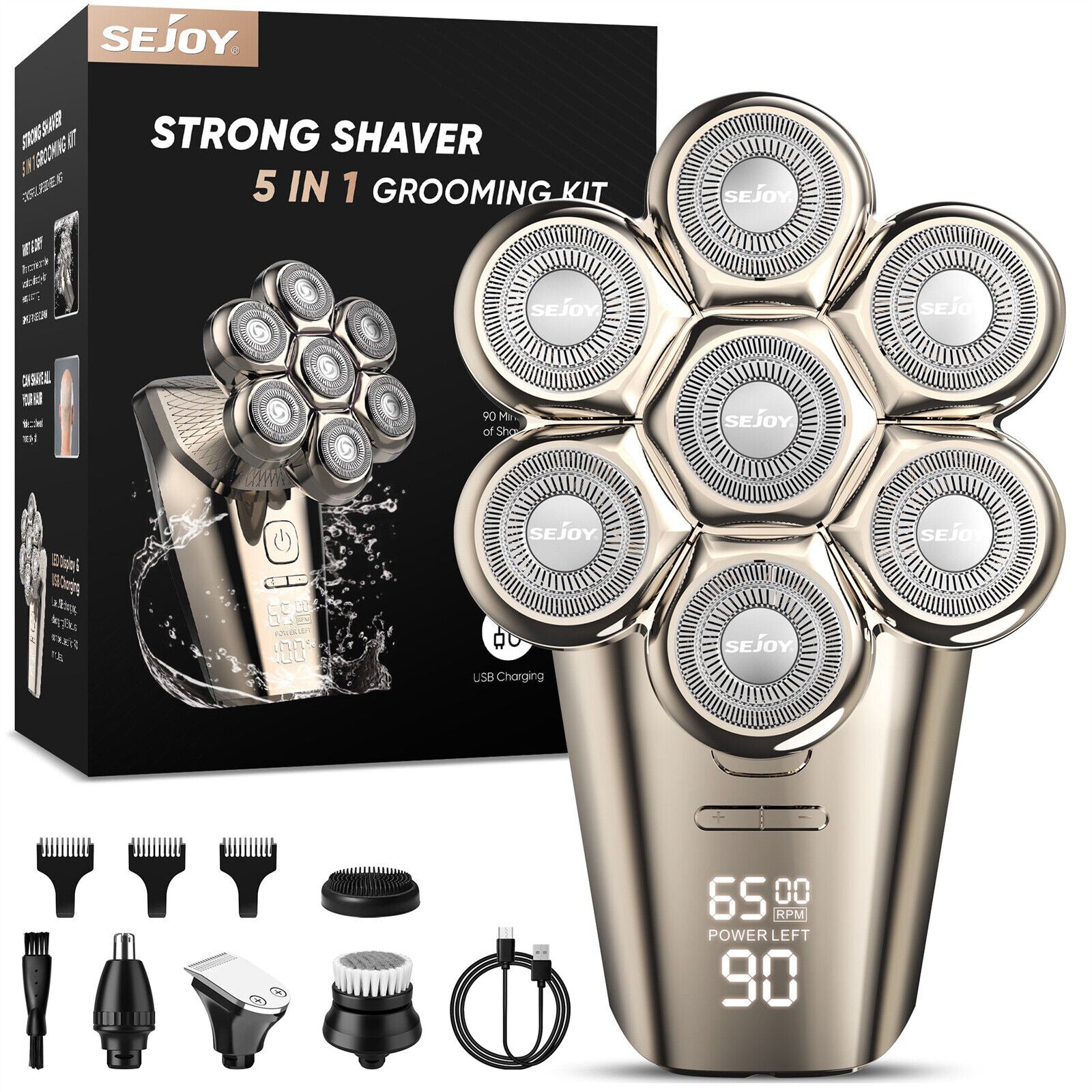 Smooth Skull Electric Razor - Pexav