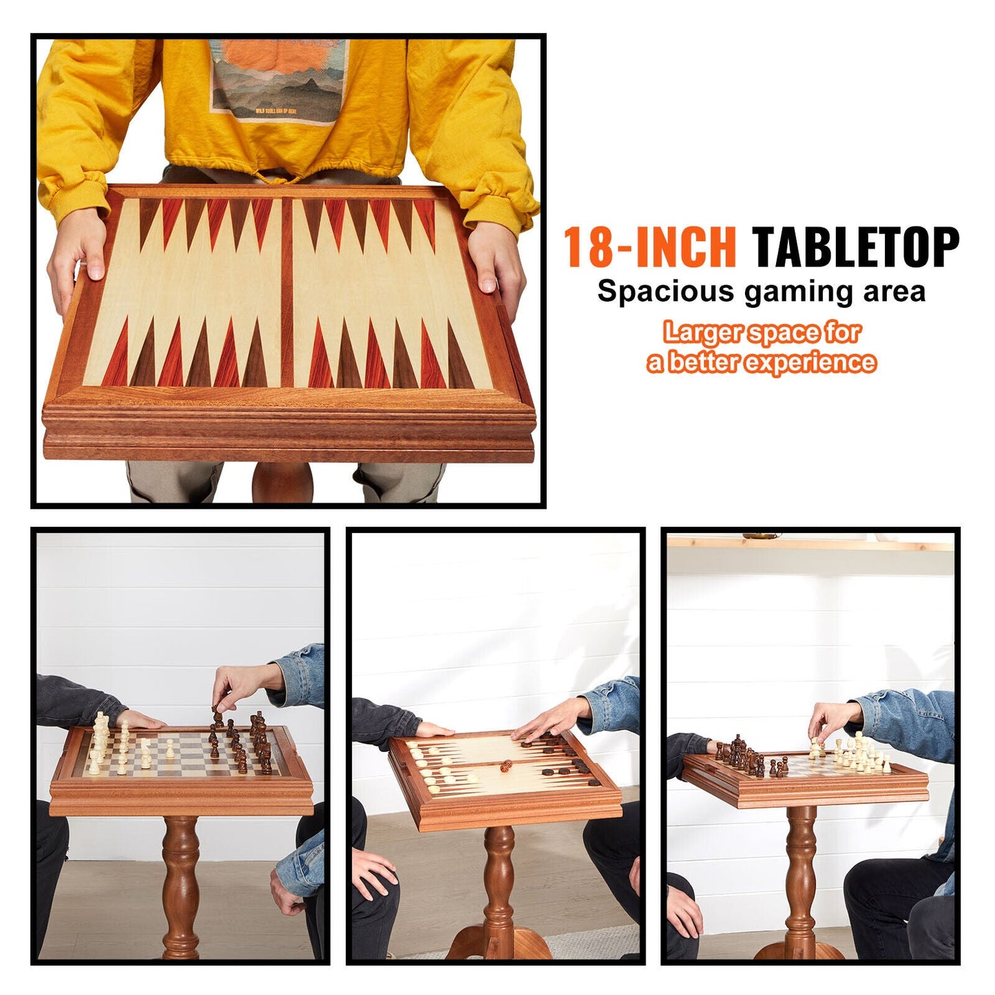 Wooden Folding Chess Board