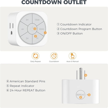 Smart Plug Power Timer Outlet