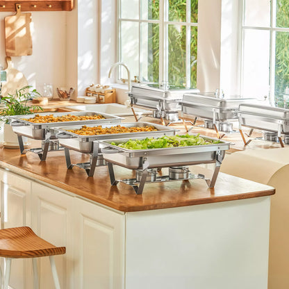 Compact 6 Piece Chafing Dish Set