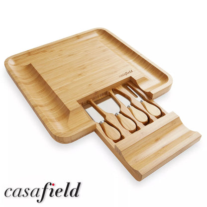 Wooden Gourmet Cheese Server Board