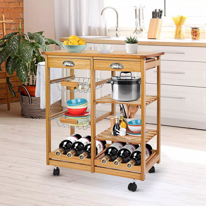 Mobile Kitchen Utility Carts - Pexav