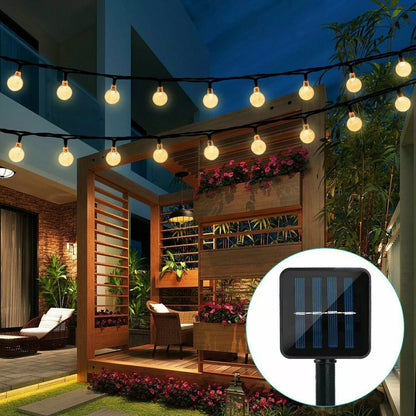 Outdoor 30 LED Solar String Lights Yard Decor Lamp