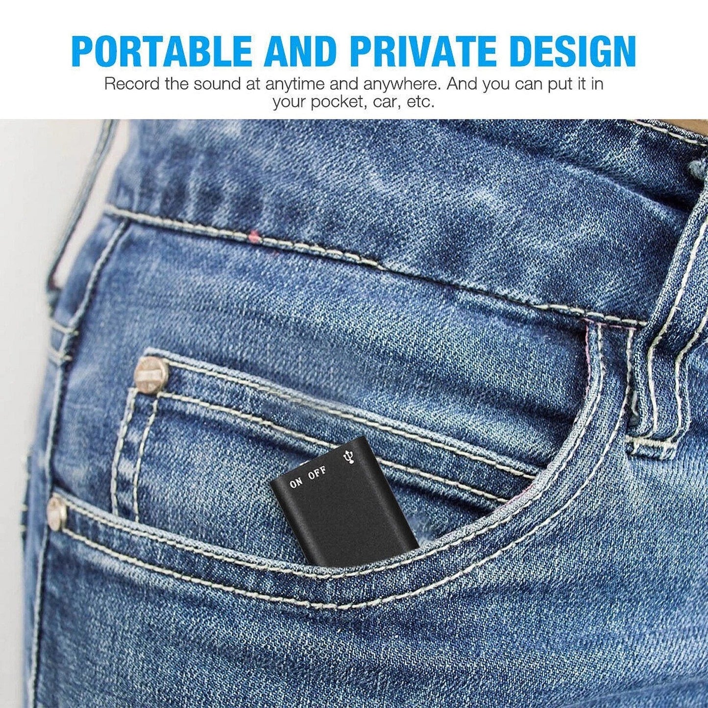 Small Spy Audio Recording Gadget