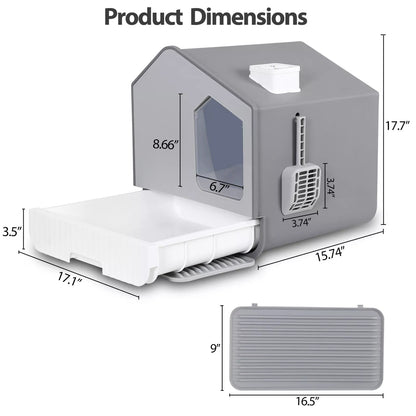Pet Odor Control Litter Box
