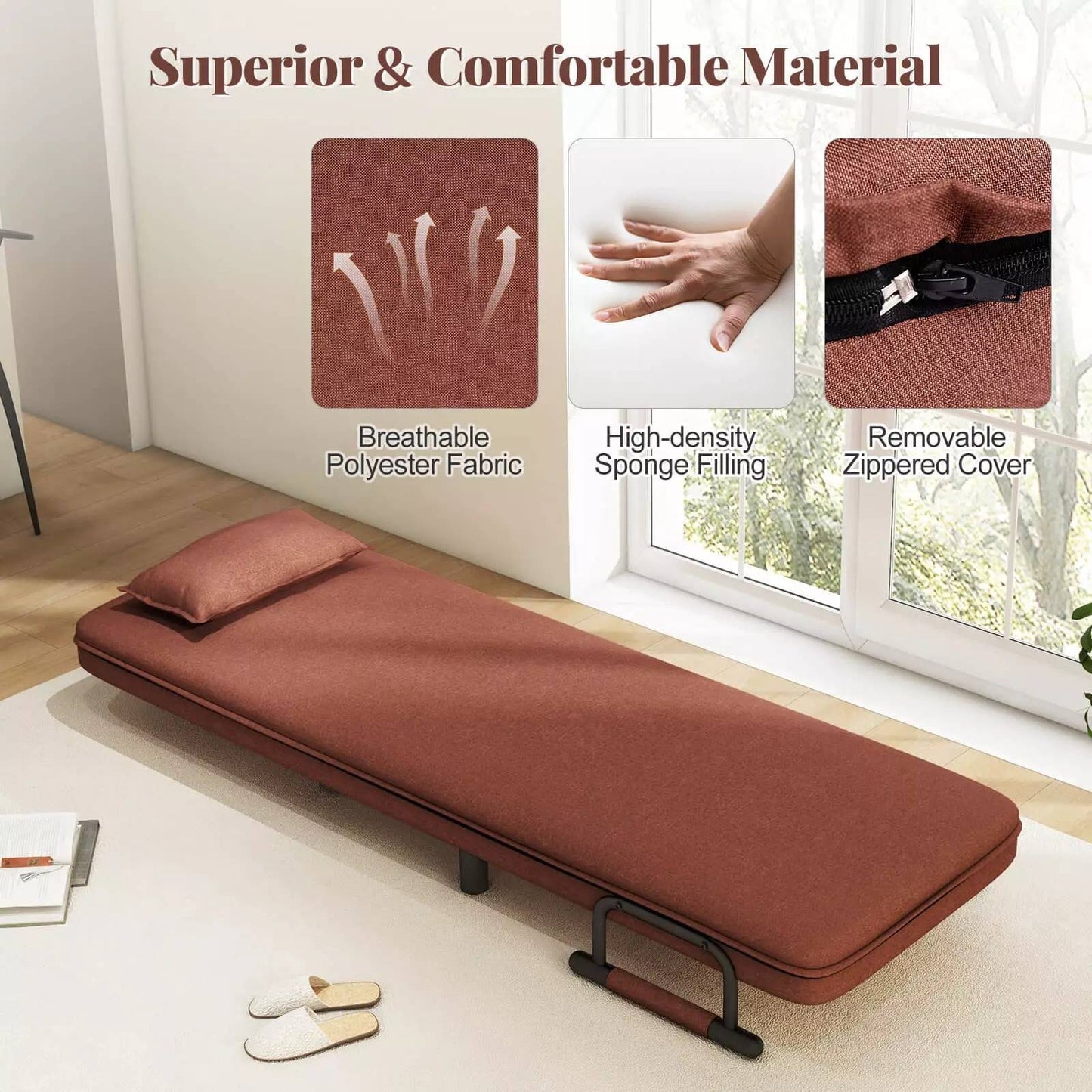Space Saving Sleeper Sofa Bed