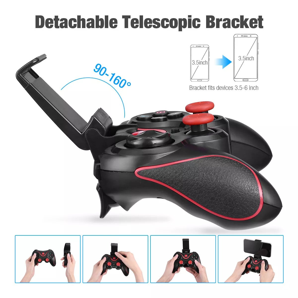Wireless Game Controller For Phone And Tablet