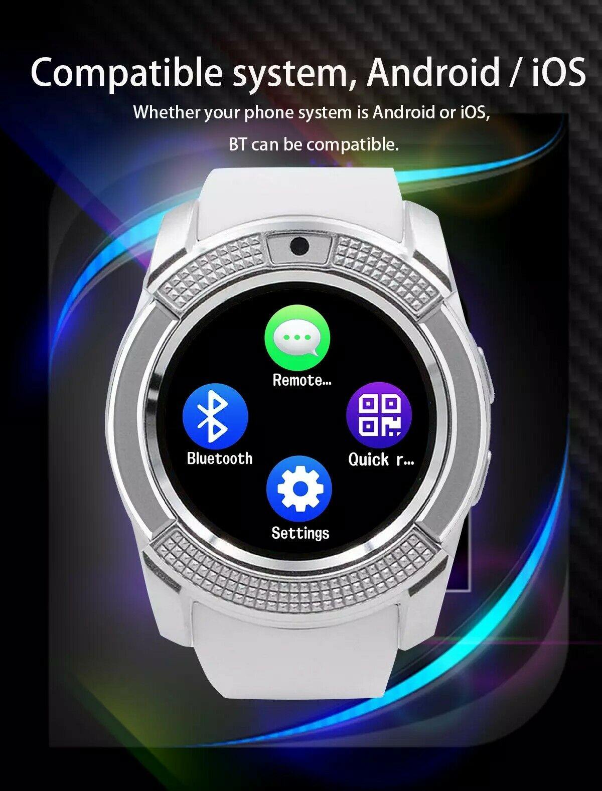Waterproof Bluetooth Smart Watch Phone Mate Fitness Tracker For All Smart Phone - Until Times Up