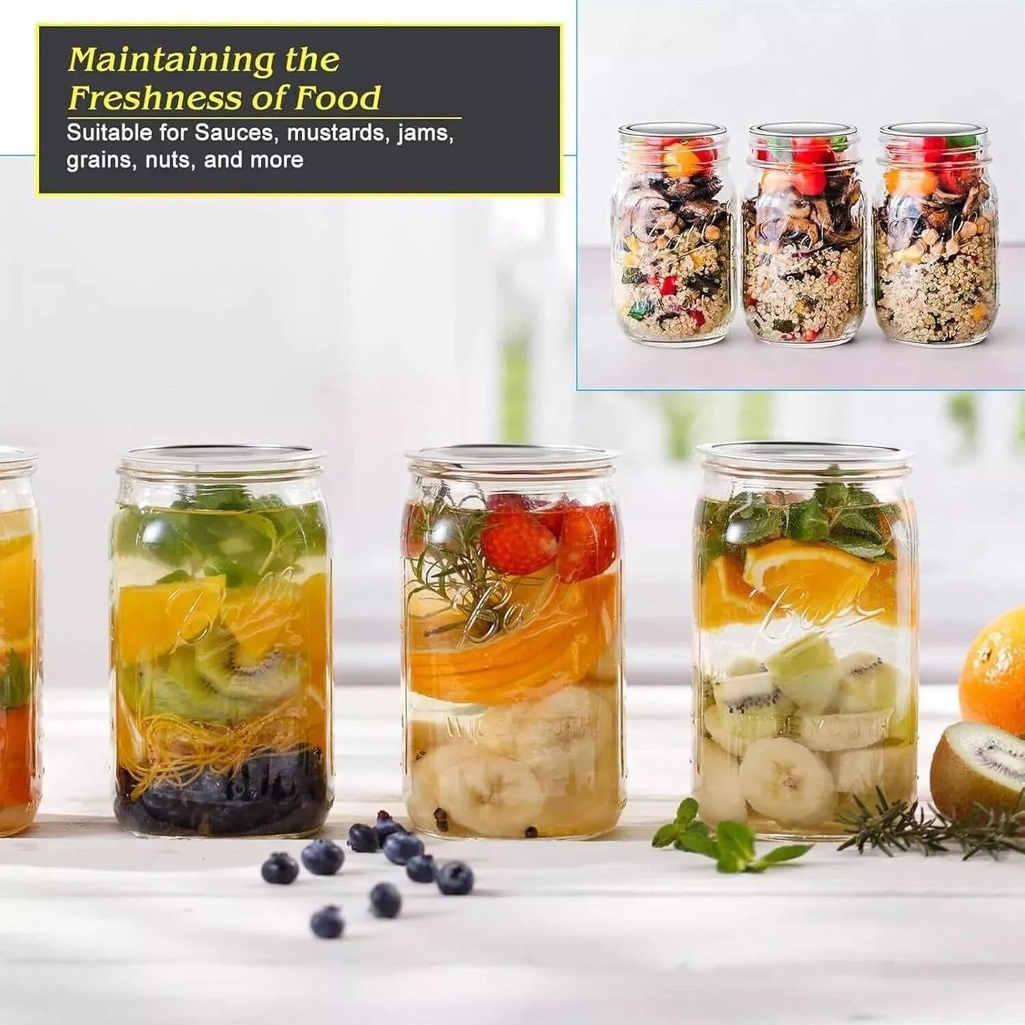 Airtight Food Storage Jar Sealer