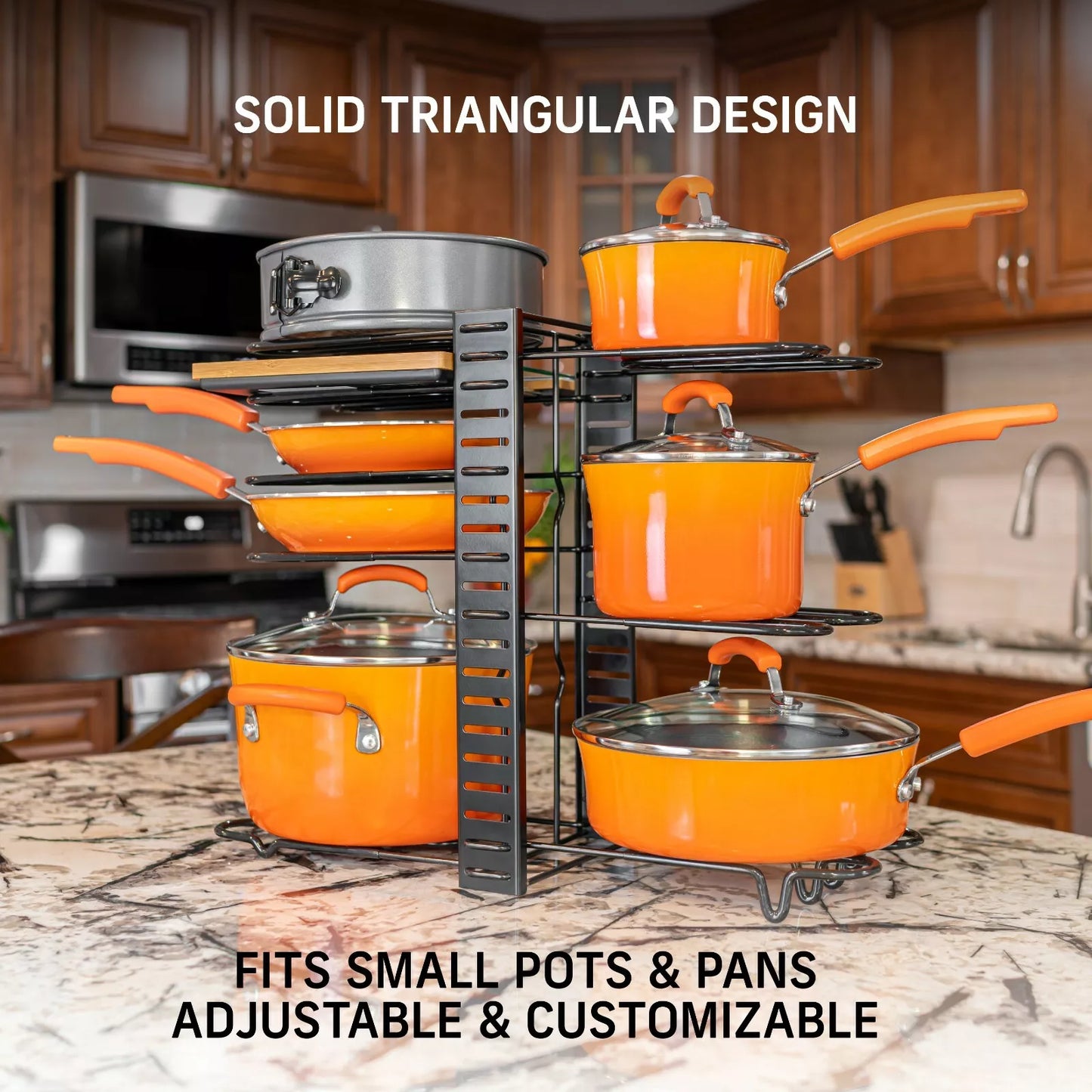 Kitchen Cookware Storage Rack