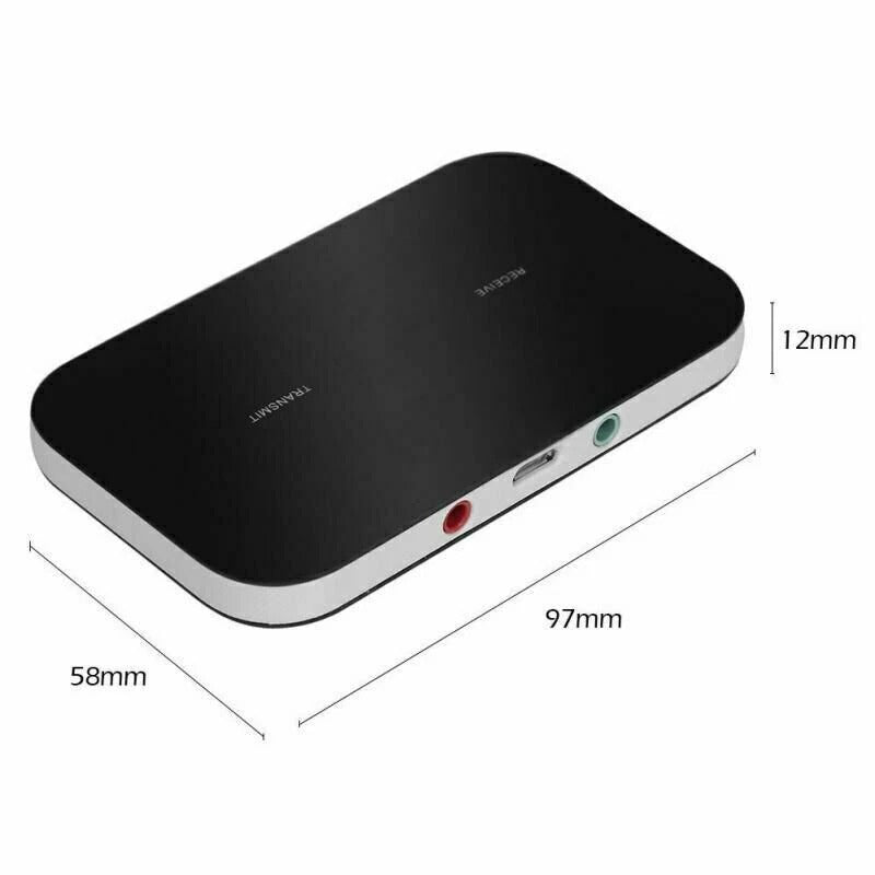 Compact Bluetooth Audio Adapter RCA to 3.5mm Converter